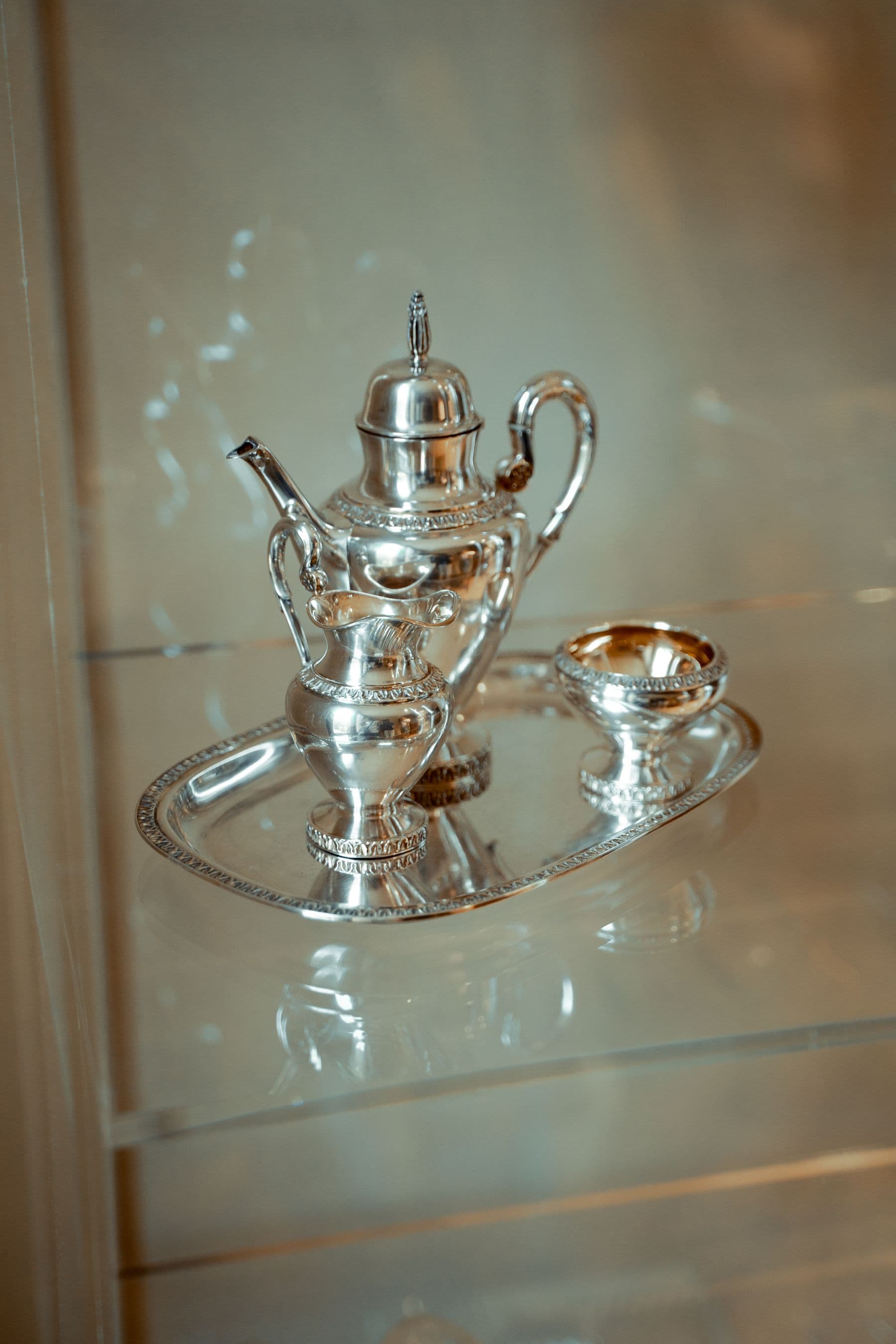 Gümüş çay ve kahve takımı